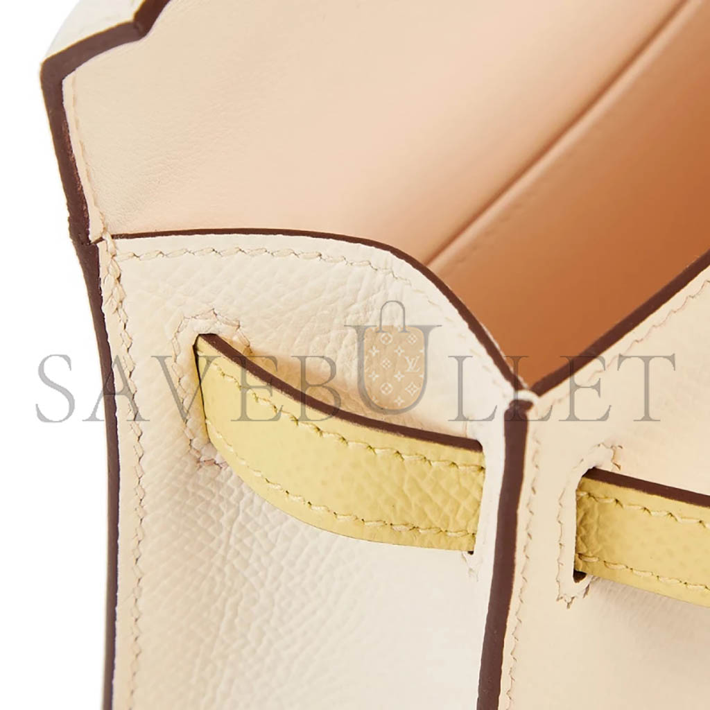 H**mes mini kelly ii epsom veau epsom tricolore (19*12*5.5cm)